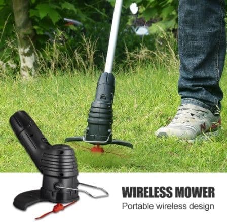 image-New Lawn Mower Home Garden Multifunctional Portable Rechargeable Lawn Mower Wireless Small Weeding Machine