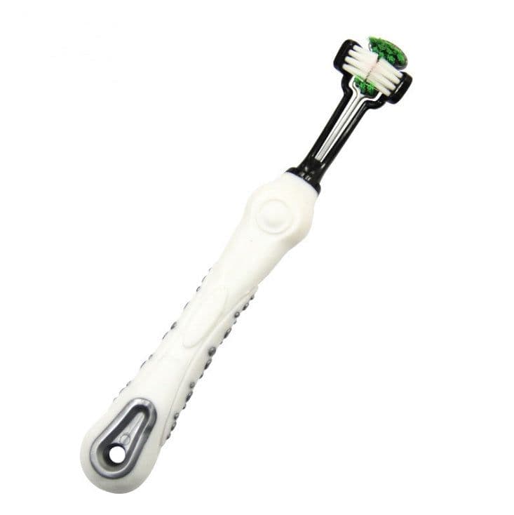 image-Three Sided Pet Toothbrush Dog Brush Bad Breath Tartar Teeth Care