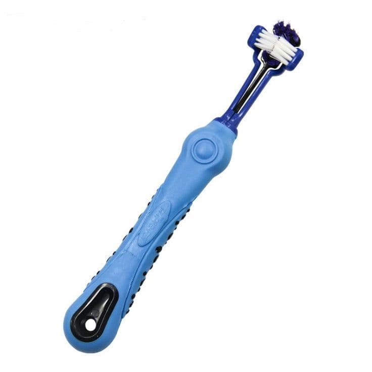 image-Three Sided Pet Toothbrush Dog Brush Bad Breath Tartar Teeth Care