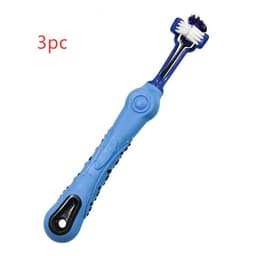 image-Three Sided Pet Toothbrush Dog Brush Bad Breath Tartar Teeth Care
