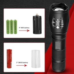 image-Strong Light Flashlight Special Forces Rechargeable Home Self-Defense Waterproof Riding Mini Camping Premium Super Bright Flashlight