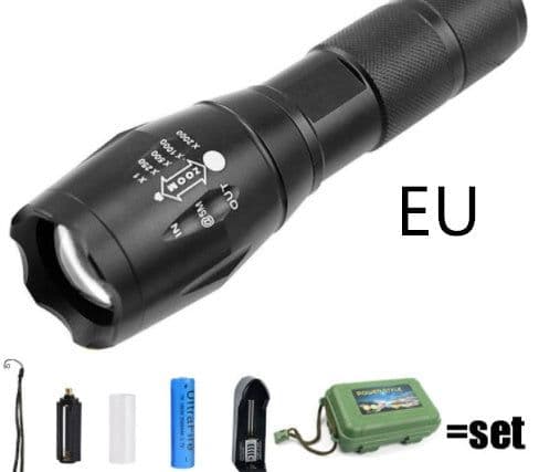 image-Strong Light Flashlight Special Forces Rechargeable Home Self-Defense Waterproof Riding Mini Camping Premium Super Bright Flashlight