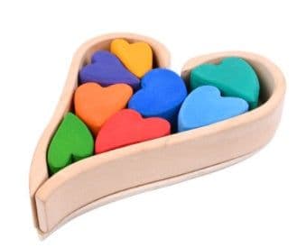 image-Jigsaw Puzzle Large 12-piece Arch Bridge Rainbow Building Blocks Early Childhood Education Toys