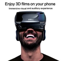 image-VR Helmet 3D Glasses Virtual Reality Support 0-800 Myopia For Smartphone Smart Phone Headset