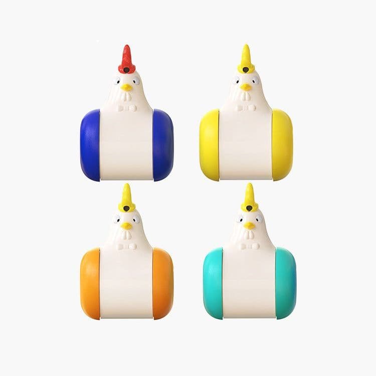 image-Funny Cat Toy New Product Electric Sounding Tumbler Hair Laser Chicken Funny Cat Toy