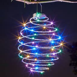 image-Solar Spiral Iron Lamp Pineapple Decoration Garden Outdoor Courtyard LED