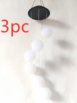 image-Color Changing Solar Power Wind Chime Crystal Ball Hummingbird Butterfly Waterproof Outdoor Windchime Light For Patio Yard Garde