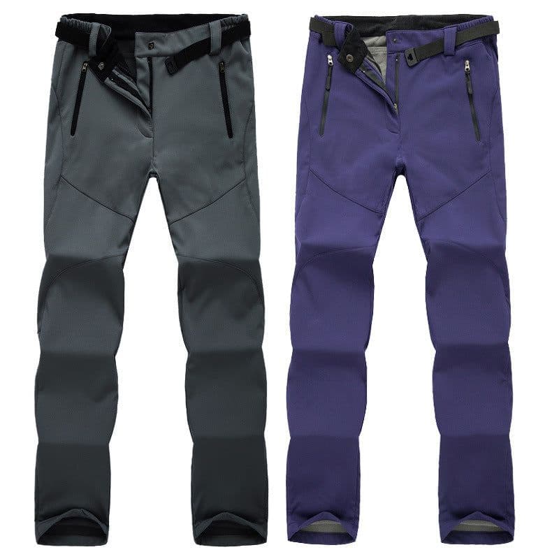 image-Women's Fleece Pants Black XXXL Windproof