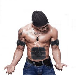 image-Smart EMS Abdominal Trainer - Muscle Fitness Home Device for Fat Reduction