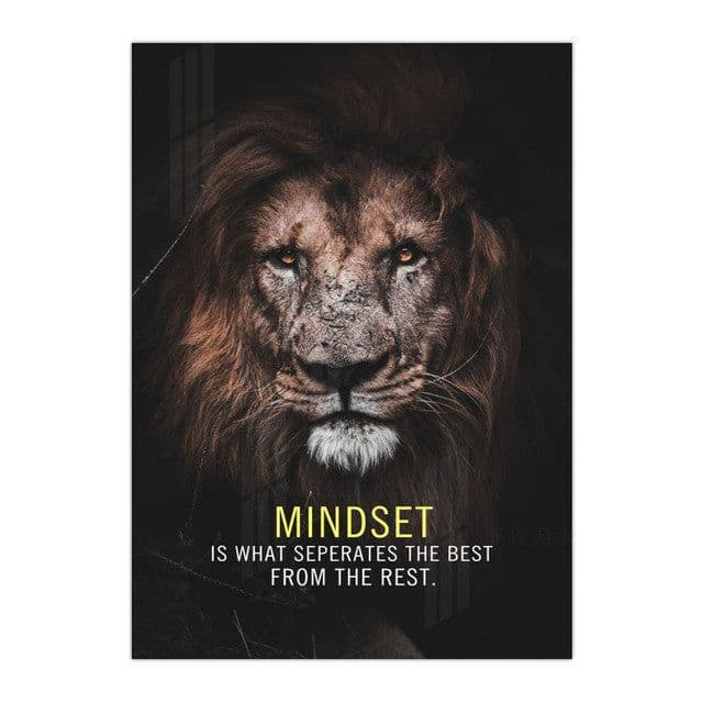 image-Motivational Poster Interior Paintings Never Give Up
