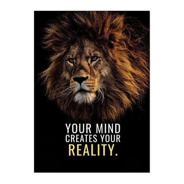 image-Motivational Poster Interior Paintings Never Give Up