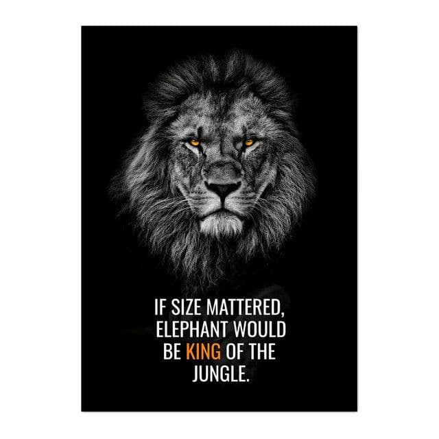 image-Motivational Poster Interior Paintings Never Give Up