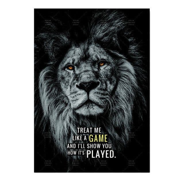 image-Motivational Poster Interior Paintings Never Give Up