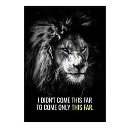 image-Motivational Poster Interior Paintings Never Give Up