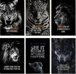 image-Motivational Poster Interior Paintings Never Give Up