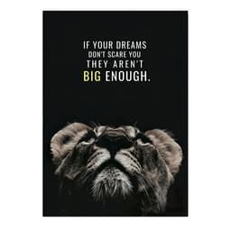 image-Motivational Poster Interior Paintings Never Give Up