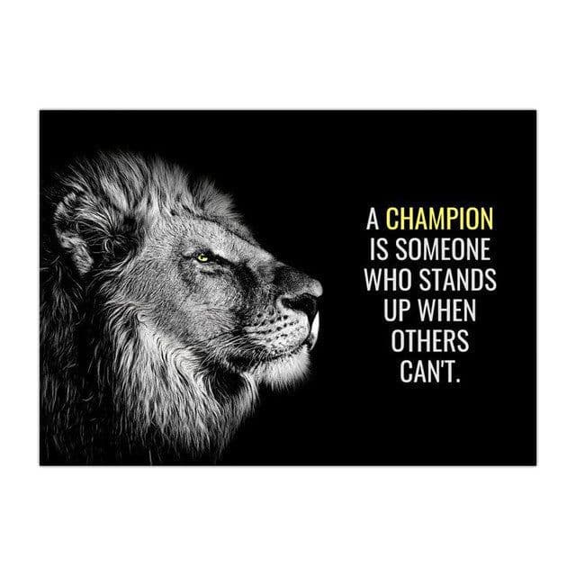 image-Motivational Poster Interior Paintings Never Give Up