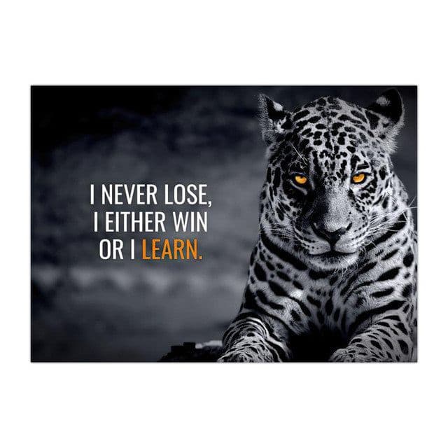 image-Motivational Poster Interior Paintings Never Give Up