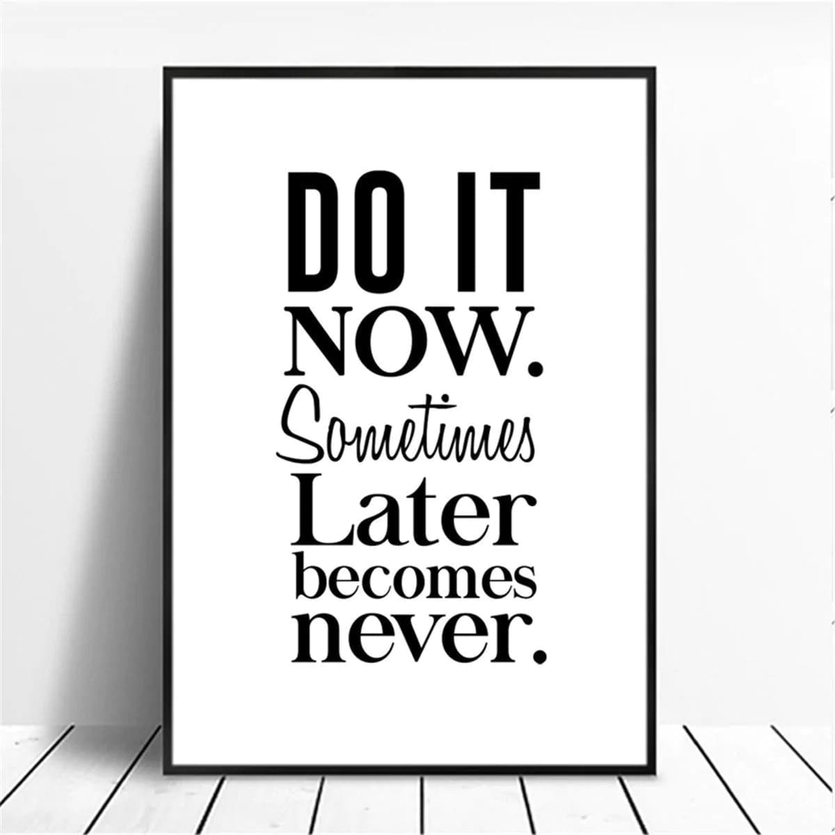 image-Poster Quote Canvas Painting Phrases Motivational Wall-Art Home-Decor Pictures Minimalist