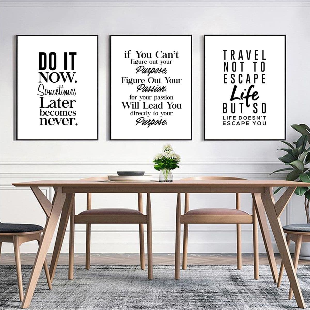 image-Poster Quote Canvas Painting Phrases Motivational Wall-Art Home-Decor Pictures Minimalist
