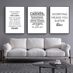 image-Poster Quote Canvas Painting Phrases Motivational Wall-Art Home-Decor Pictures Minimalist