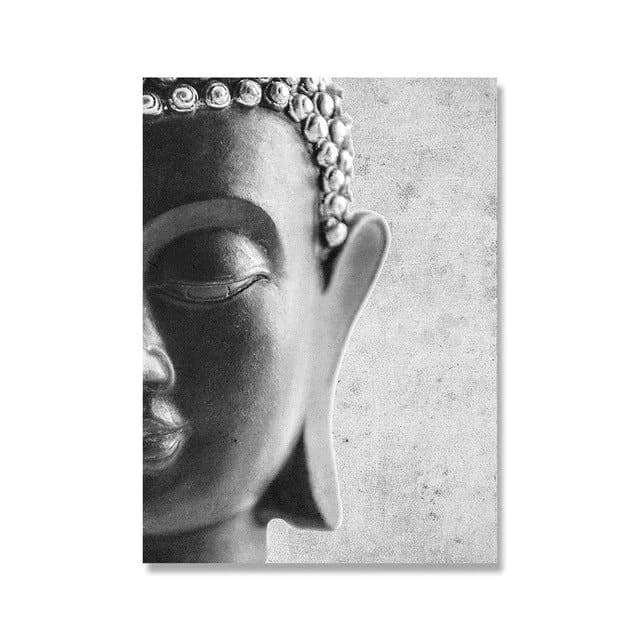 image-Canvas Painting Pictures Posters Head-Statue Motivational Wall-Art Buddha Home-Decoration