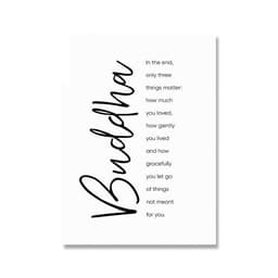 image-Canvas Painting Pictures Posters Head-Statue Motivational Wall-Art Buddha Home-Decoration