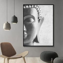 image-Canvas Painting Pictures Posters Head-Statue Motivational Wall-Art Buddha Home-Decoration