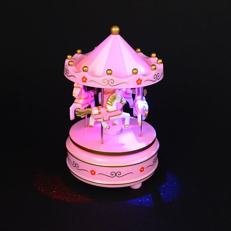 image-Carousel Ferris Wheel Music Box Cake Decoration Decoration