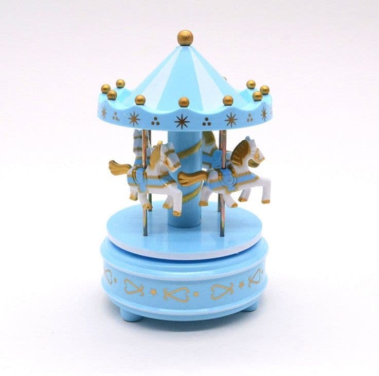 image-Carousel Ferris Wheel Music Box Cake Decoration Decoration