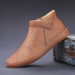 image-High Top Shoes Casual Shoes English Leather