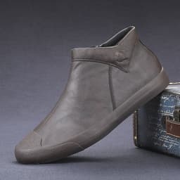 image-High Top Shoes Casual Shoes English Leather