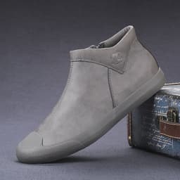 image-High Top Shoes Casual Shoes English Leather