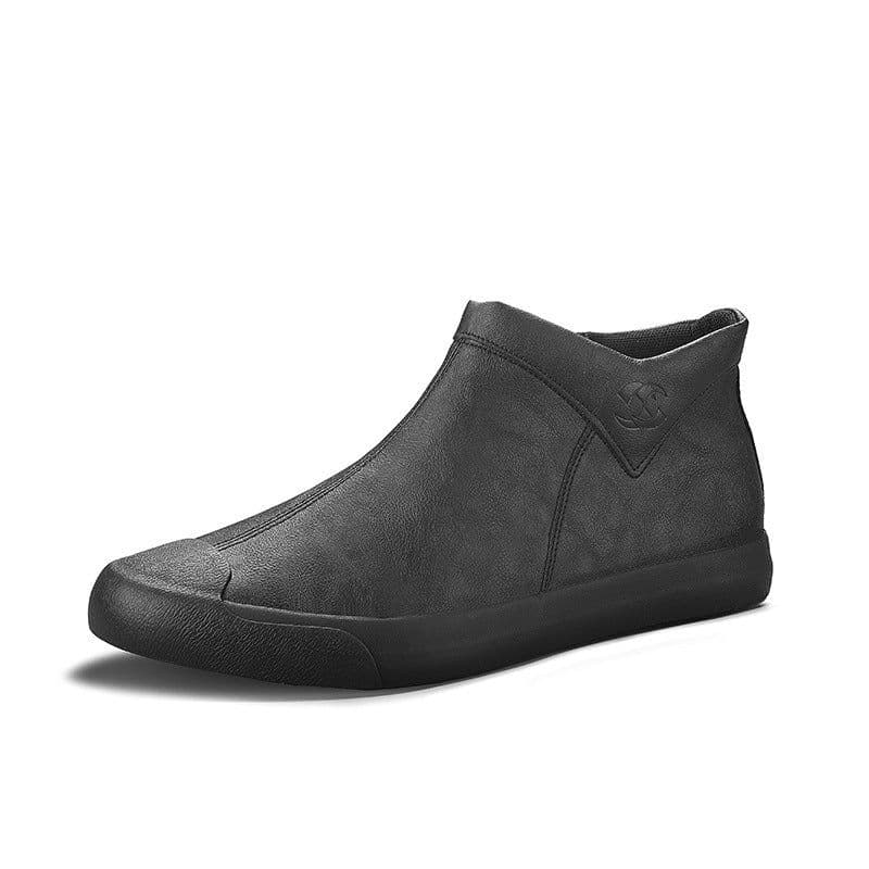 image-High Top Shoes Casual Shoes English Leather