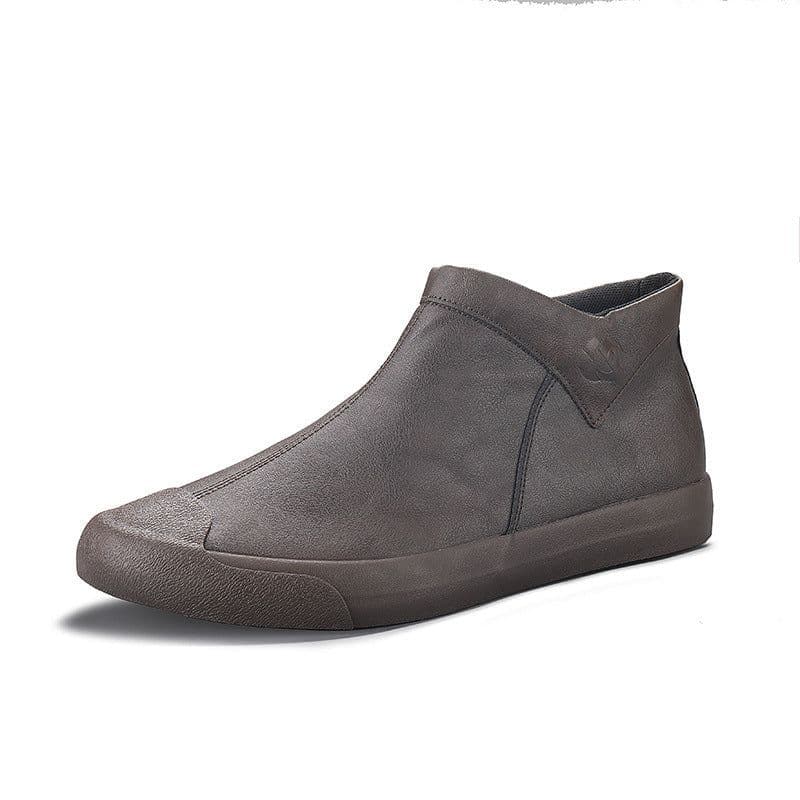 image-High Top Shoes Casual Shoes English Leather