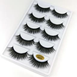 image-3D mink false eyelashes 5 pairs of economical three-dimensional multi-layer European and American eyelashes G800 cross-border supply