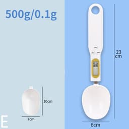 image-Household Kitchen Spoon Scale Usb Rechargeable Measuring Spoon