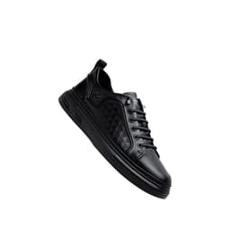 image-Cowhide Lace Up Versatile Breathable Soft Bottom Low Top Men's Board Shoes
