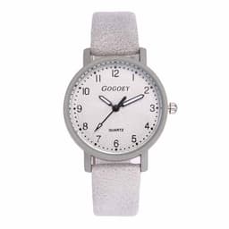 image-Gogoey Literary Belt Watch - 30mm Quartz, Leather, Forest Style