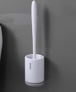image-Non-stick Hair Soft Plastic Brush Head Toilet