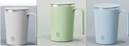 image-Kitchen Electric Mixing Cup Stirring Coffee Cup Automatic Mixing Mugs Cup Lazy Rotating Magnetic Water Cup