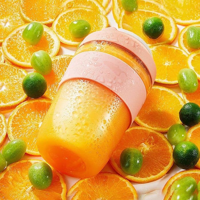 image-Portable Blender Juicer Cup Rechargeable With 4 Blades For Shakes And Smoothies Maker 400ml Fresh Fruit Mixer Juicer Cup