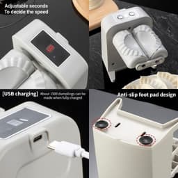 image-Electric Dumpling Artifact Automatic Easy Dumpling Maker Machine Kitchen Household