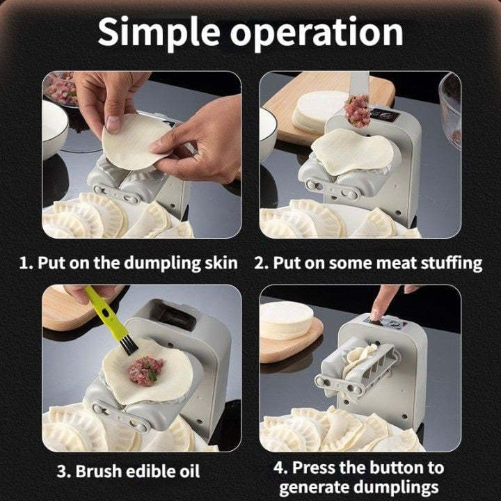 image-Electric Dumpling Artifact Automatic Easy Dumpling Maker Machine Kitchen Household
