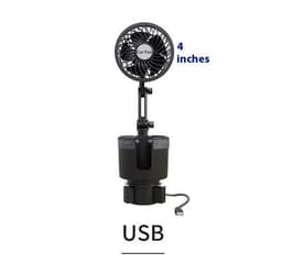 image-Supplies Car Water Cup Holder Fan