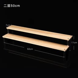 image-Acrylic Display stand for Amiibo Funko POP Figures,Cupcake Cosmetic Nail Polish Clay Figurine Jewelry for Display Stand Riser