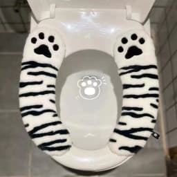 image-Cute Cartoon Toilet Seat Cushion Household High-end Waterproof Adhesive Toilet Trap Winter Ins Style Thickened