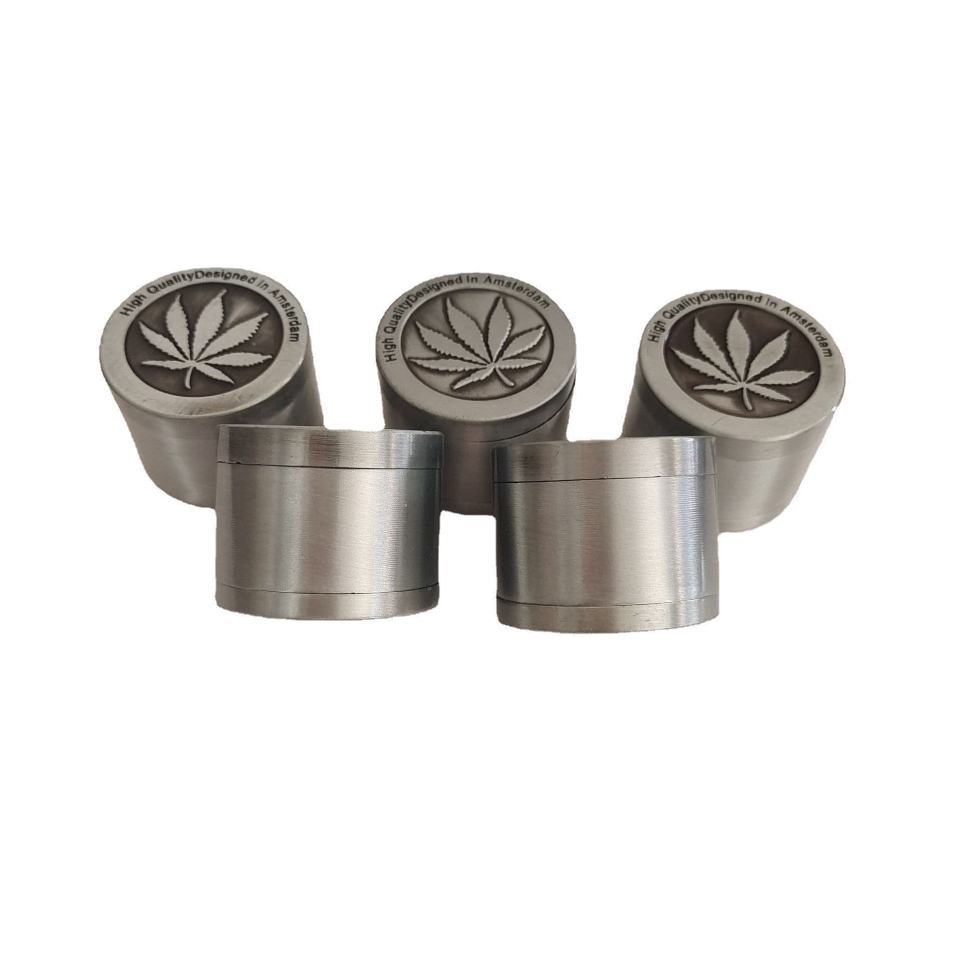 image-Zinc Alloy Maple Leaf 40mm Smoke Grinder