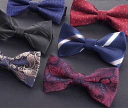 image-Bridegroom Bow Tie Trendy Men's British Formal Wear Wedding Bow Tie Wedding Bow Tie Men's Bow Tie