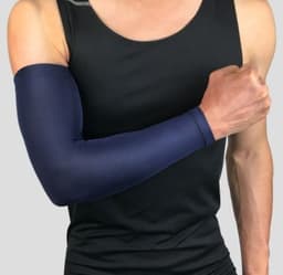 image-1Pcs Breathable Quick Dry UV Protection Running Arm Sleeves Basketball Elbow Pad Fitness Armguards Sports Cycling Arm Warmers